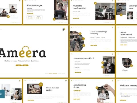 Ameera - Business Keynote Template KBG646E