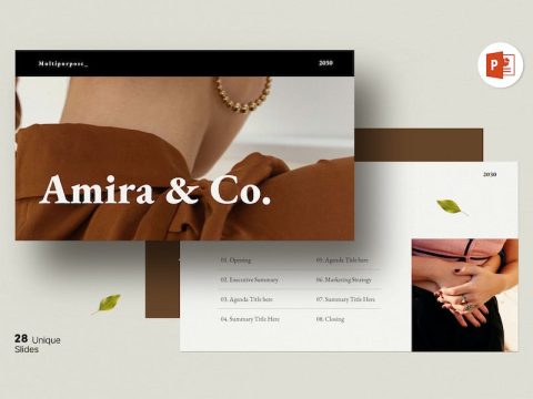 Amira | The Minimal Presentation Template EDDQCYP 