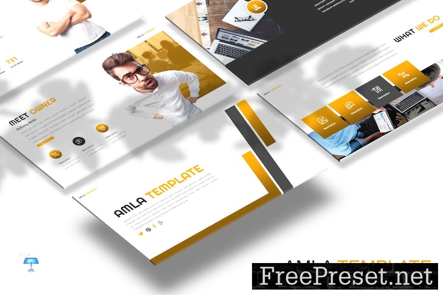 Amla Template - Business Keynote Template LZ66KXF