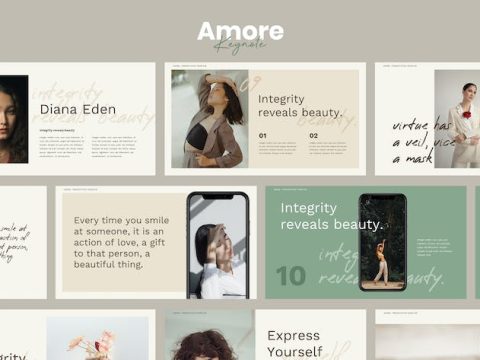 Amore Aesthetic Theme Keynote