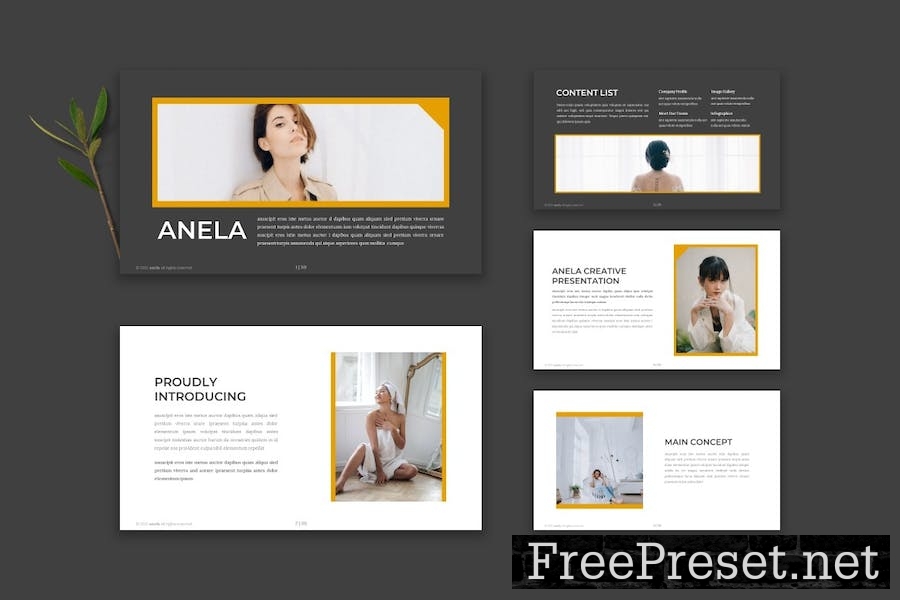 Anela - Google Slide Template P9SXNDK