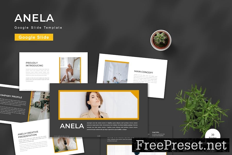 Anela - Google Slide Template P9SXNDK