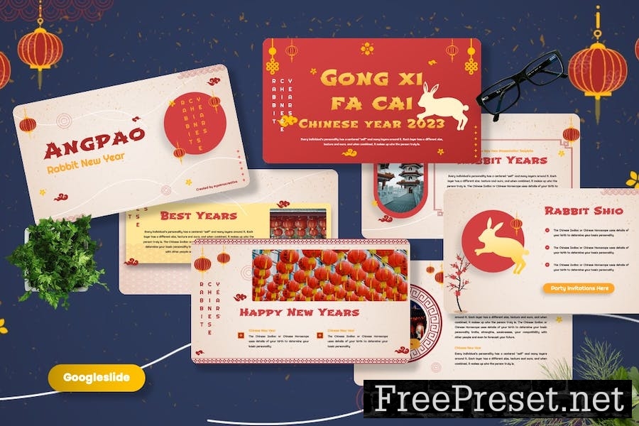 Angpao - Chinese New Year Googleslide Template CJPGLF2