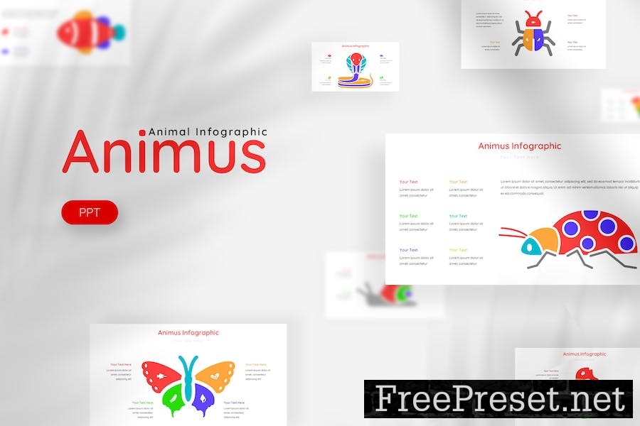 Animus Infographic - Powerpoint Template L3YNGUB