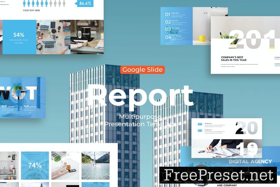 Annual Report - Google Slide Template 5QPCY4M