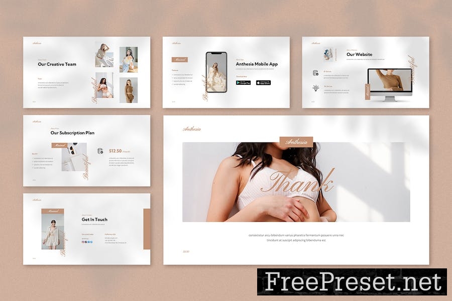 Anthesia - Fashion Keynote Template R2LPN9F