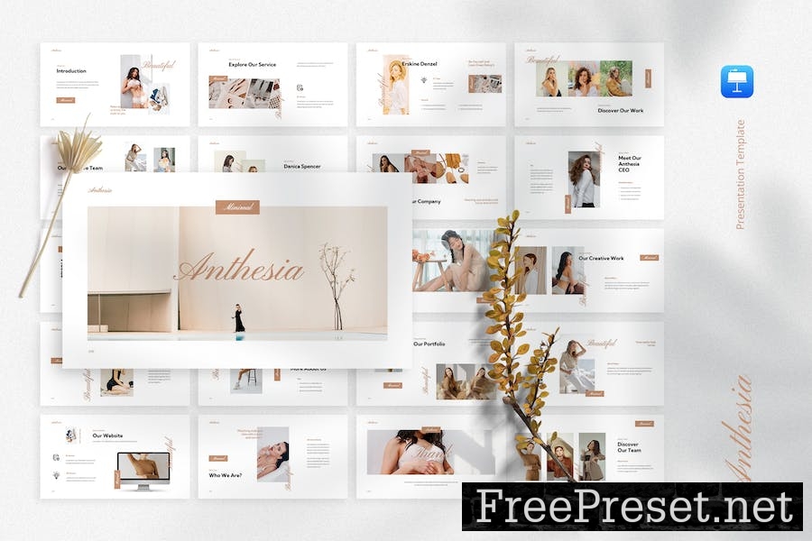 Anthesia - Fashion Keynote Template R2LPN9F