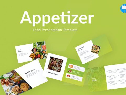 Appetizer Food Keynote Template GGVXCTP