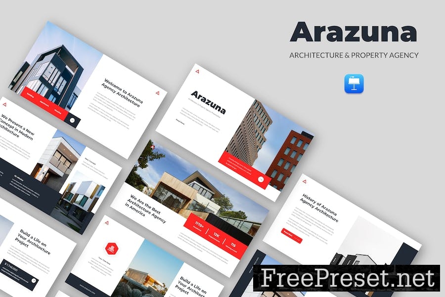 Arazuna - Architecture & Property Agency Keynote RHLYRXM