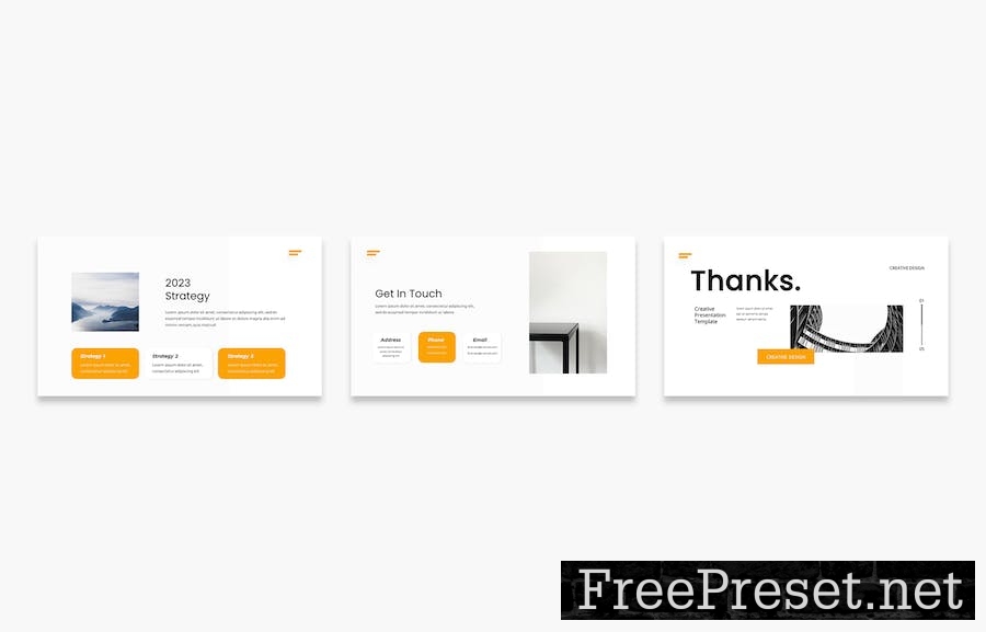 Arch Creative & Business Presentation template 9BGJ6T5