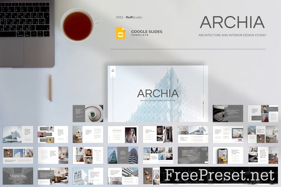 Archia - Architecture Google Slides Template