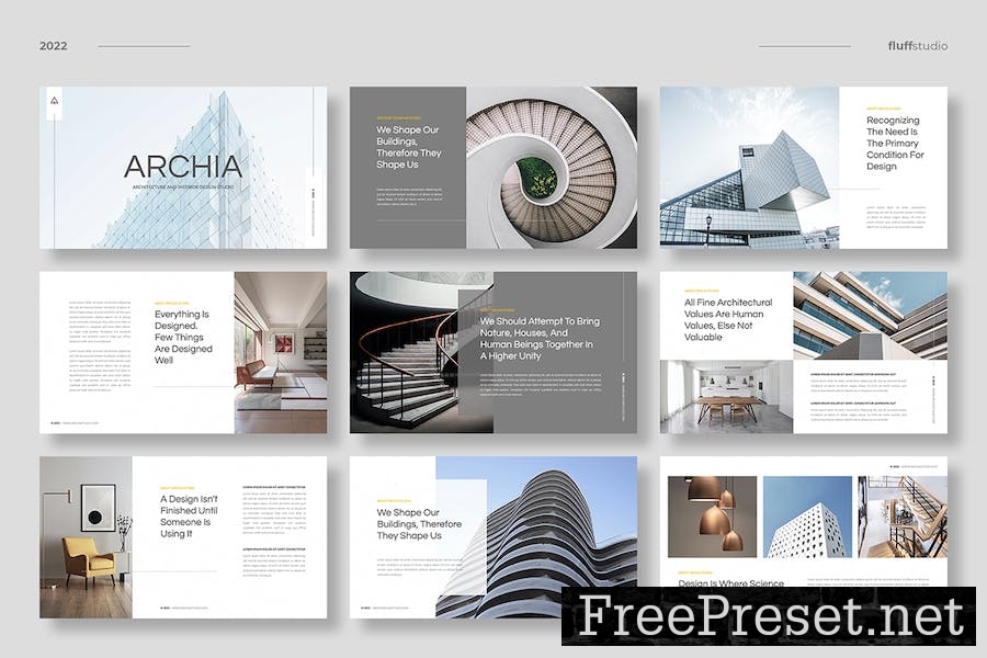 Archia - Architecture Keynote Template 54PNVBW