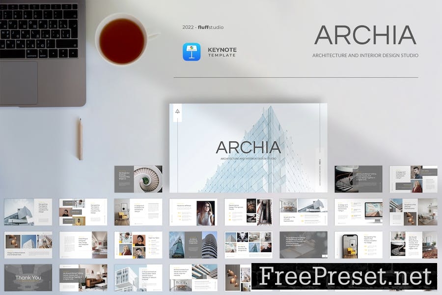 Archia - Architecture Keynote Template 54PNVBW