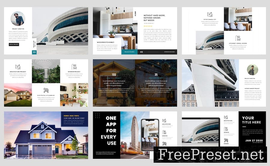 Architecture - Interior keynote Template V6GFT8M