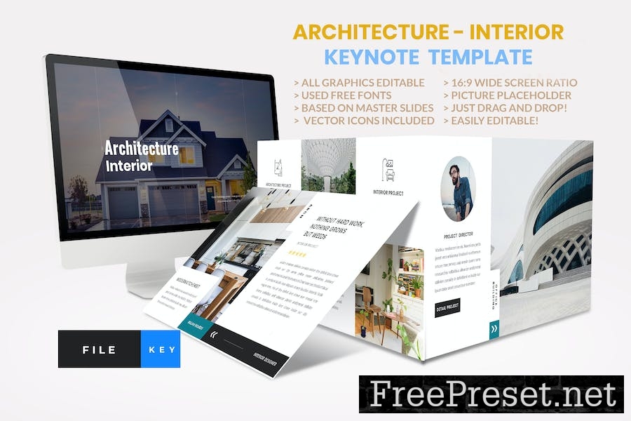 Architecture - Interior keynote Template V6GFT8M