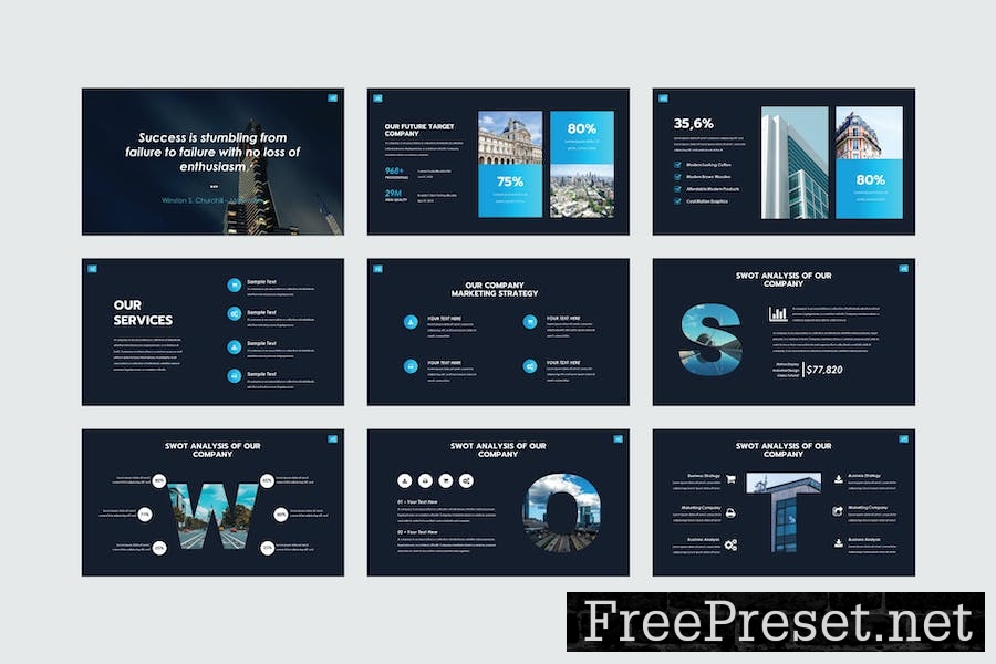 Architecture - PowerPoint Template LGE9MH4