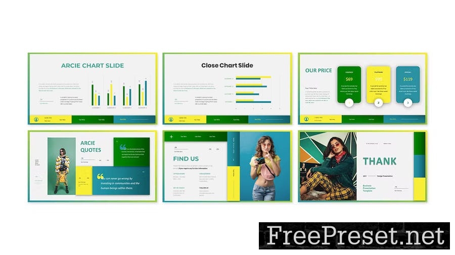 Arcie Business Presentation Google Slide Template TM87FVD