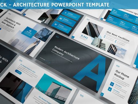 Arck - Architecture Powerpoint Template 7GE665K