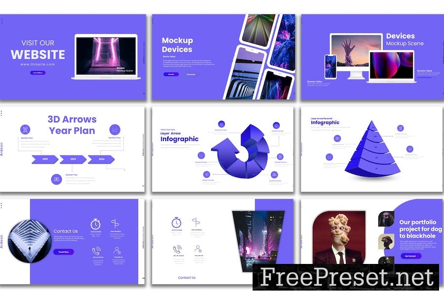 Ardeon Google Slides Presentation Template D6Z73EY