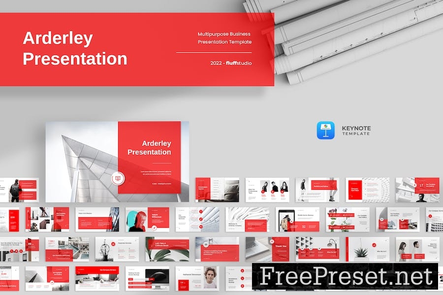 Arderley - Multipurpose Keynote Template YZ7JSL6