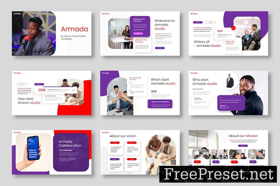 Armada – Business Keynote Template