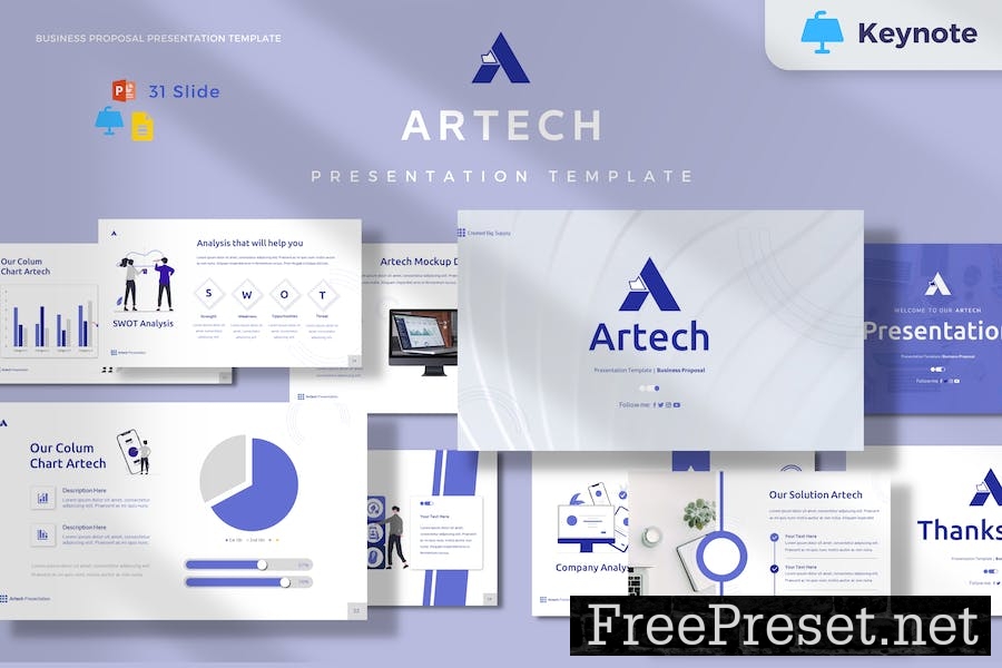 Artech Keynote Business Proposal Presentation HNG7AFD