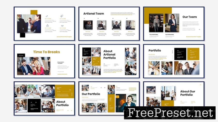 Artional - Business Presentation Keynote Template ECM2BP8