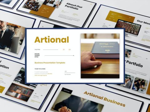 Artional - Business Presentation Keynote Template ECM2BP8