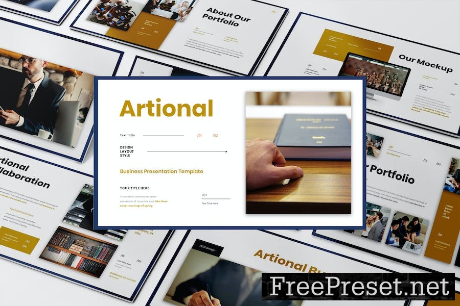 Artional - Business Presentation Keynote Template ECM2BP8