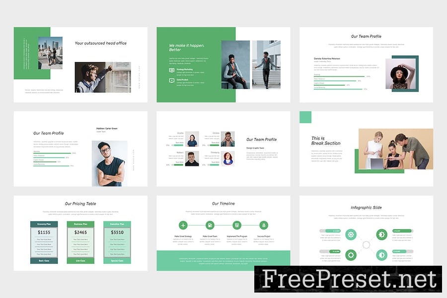 Aryga : Pitch Deck Green Keynote Template PBKPFW2