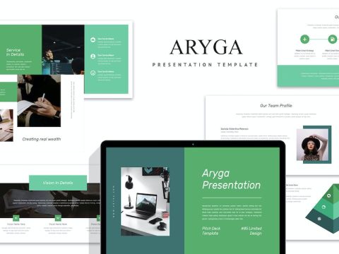 Aryga : Pitch Deck Green Keynote Template PBKPFW2
