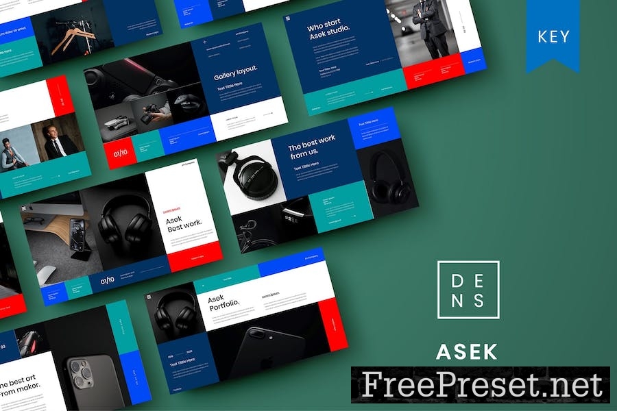 Asek – Business Keynote Template 3DY4L2F