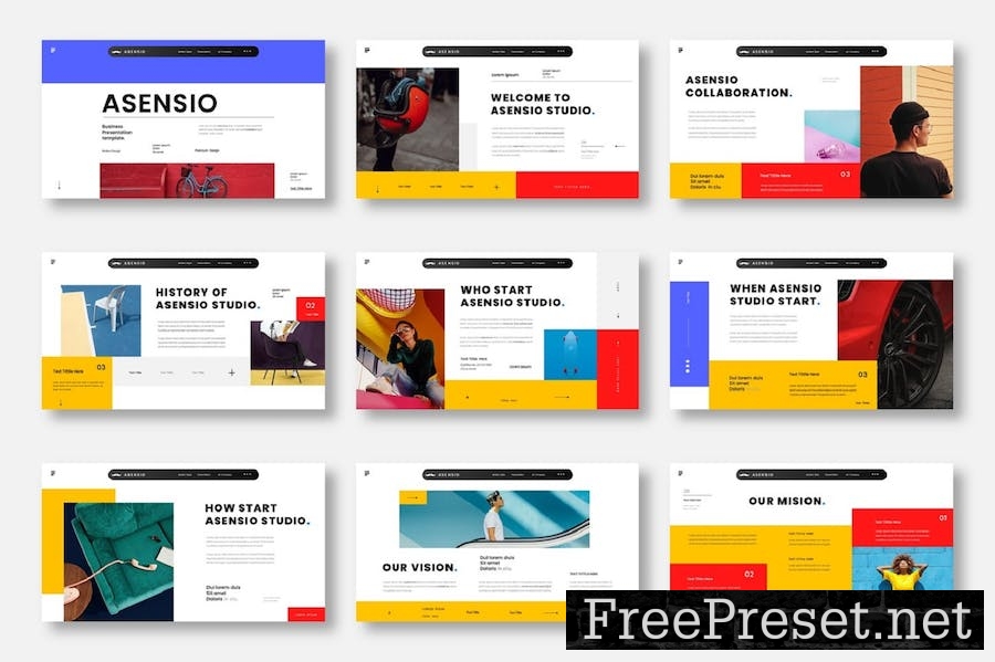 Asensio - Business Google Slide Template 79KAMHL