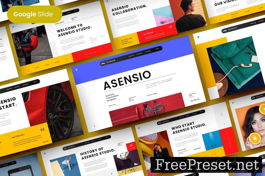 Asensio - Business Google Slide Template 79KAMHL