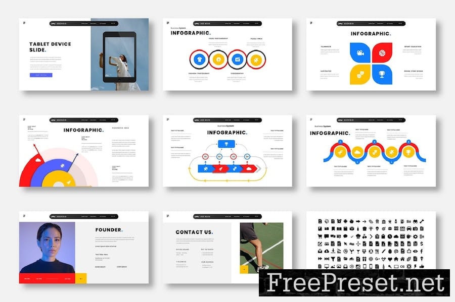 Asensio – Business PowerPoint Template 8K538M5