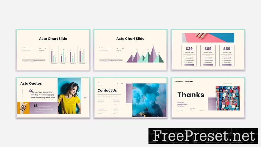 Asta - Business Presentation Google Slide Template