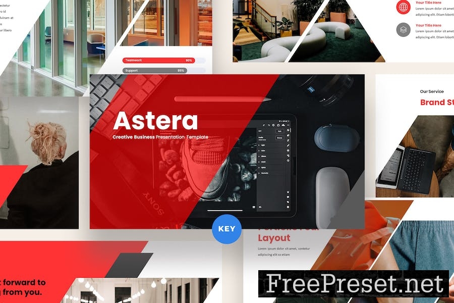 Astera Business Keynote Template 59545FN