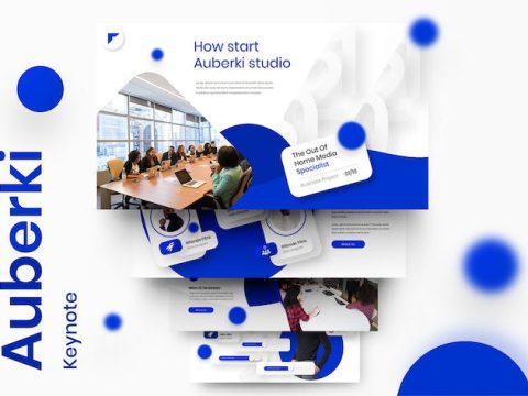 Auberki – Business Keynote Template WK8VBQU