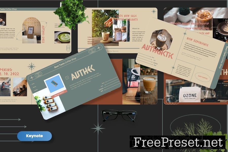 Authec - Authentic Brands Keynote Template VVJJE4Z