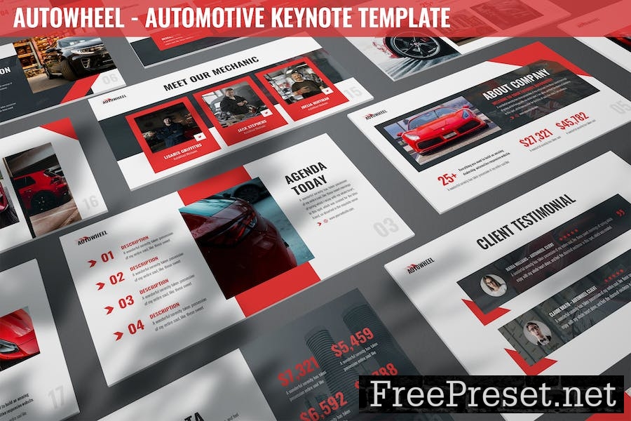 Autowheel - Automotive Keynote Template UQJCPZA