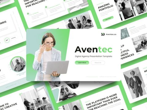 Aventec - Digital Agency Keynote Template K82LPWX