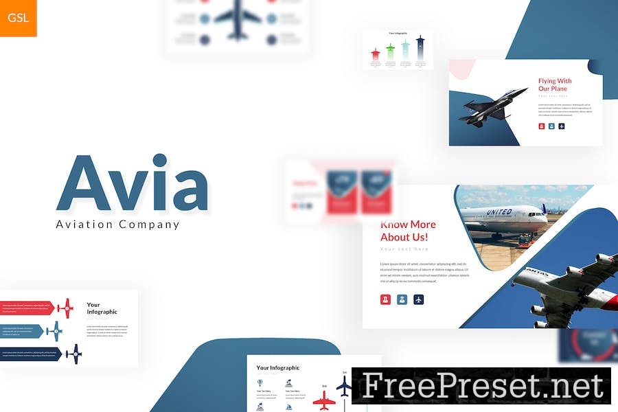 Avia - Google Slides Template 62B64X5