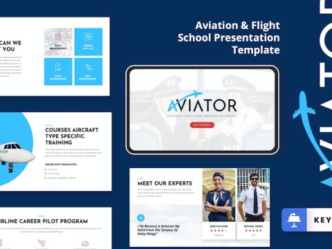 AVIATOR - Aviation Keynote Template A62VAQ7