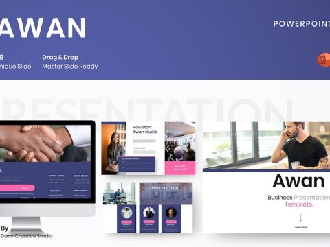 Awan – Business PowerPoint Template NGEJBZZ