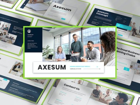 Axesum - Business Presentation Keynote Template ZHZA28F