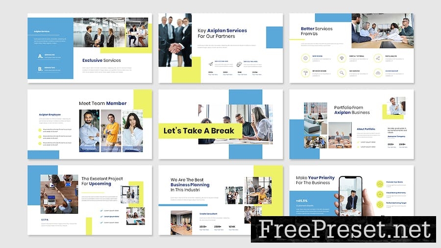 Axiplan - Business Presentation Google Slide KFDQX88