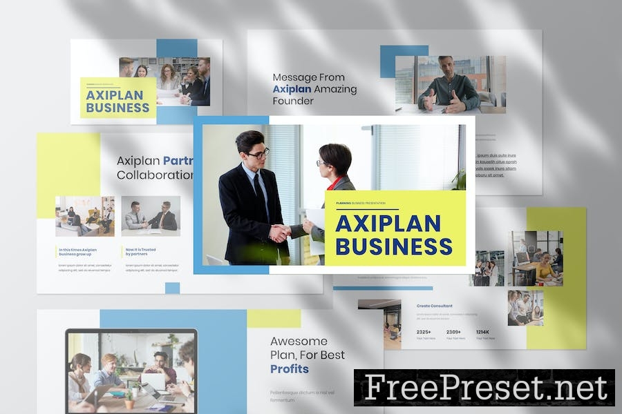 Axiplan - Business Presentation Google Slide KFDQX88