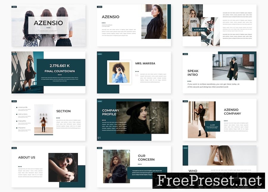 Azensio - Business Keynote Template MYAY8JB