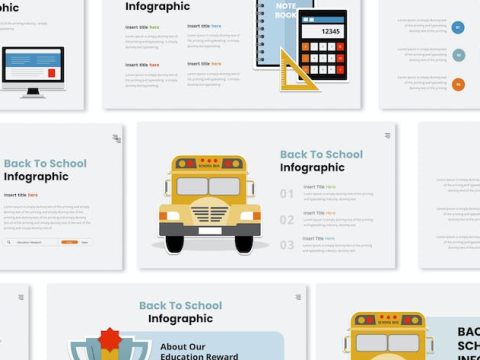 Back To school Infographic Presentation Keynote XH9E964