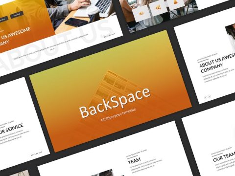 Backspace Keynote Template W97X7D7